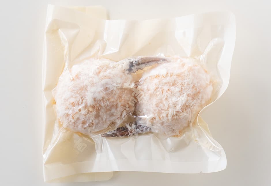 かに爪揚げ（２ケ）