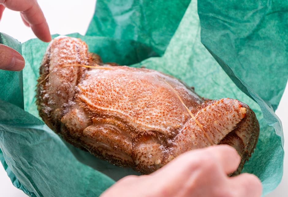 北海道産　毛ガニ　６５０ｇ以上