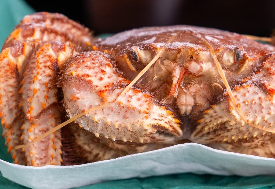 北海道産　毛ガニ　６５０ｇ以上