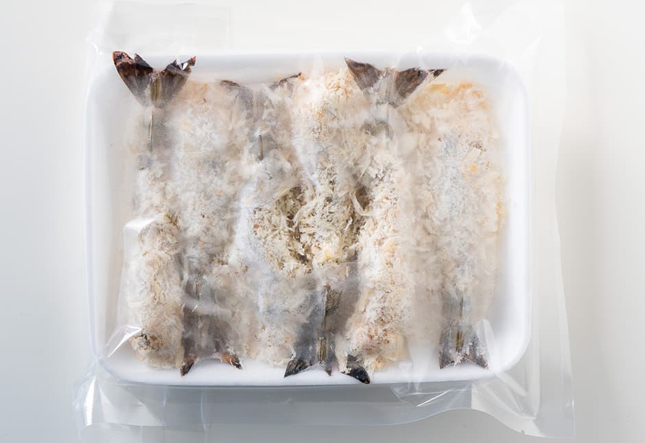 新しくなった海老フライ