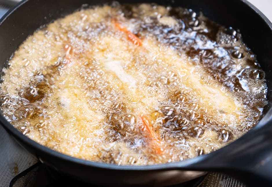 新しくなった海老フライ