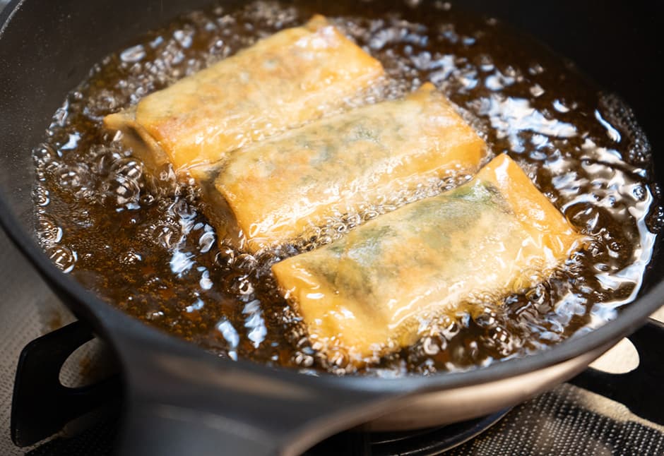 焼きさんま梅しそ春巻き