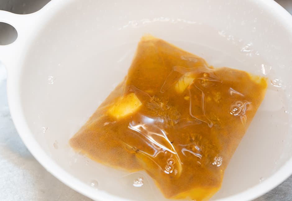 ル・シエルブルーさん　山形の冬の根野菜と山形牛のビーフカレー