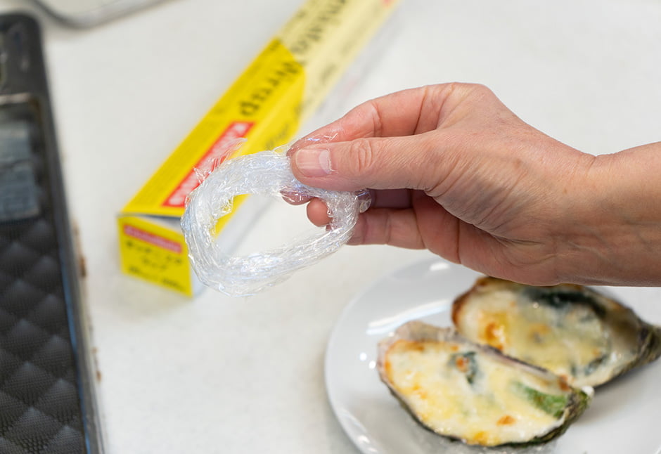 殻付き牡蠣のグラタン