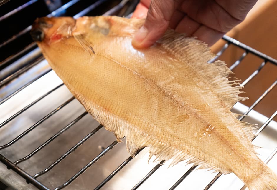 柳かれいの干物