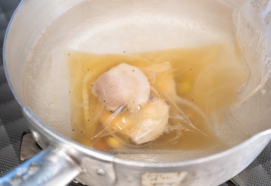 豆と豚肉のスープ