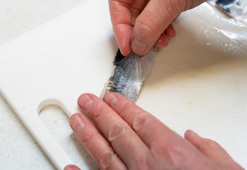 気仙沼産真いわしの酢〆