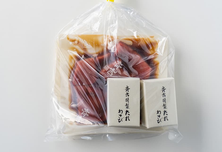 本まぐろ（メジ）切り落とし漬け丼