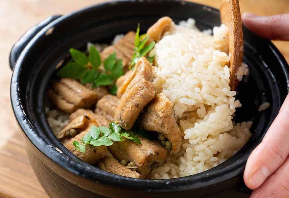 三陸穴子と実山椒の炊き込みご飯（2合用）
