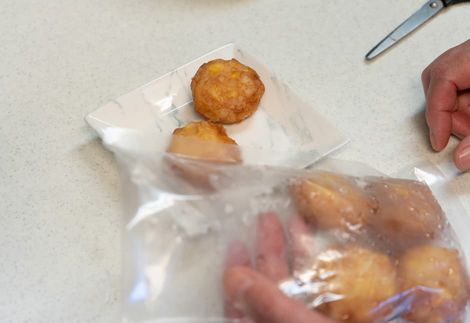 とうもろこし揚げしんじょう