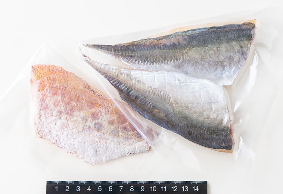 アジの干物と小鯛の干物