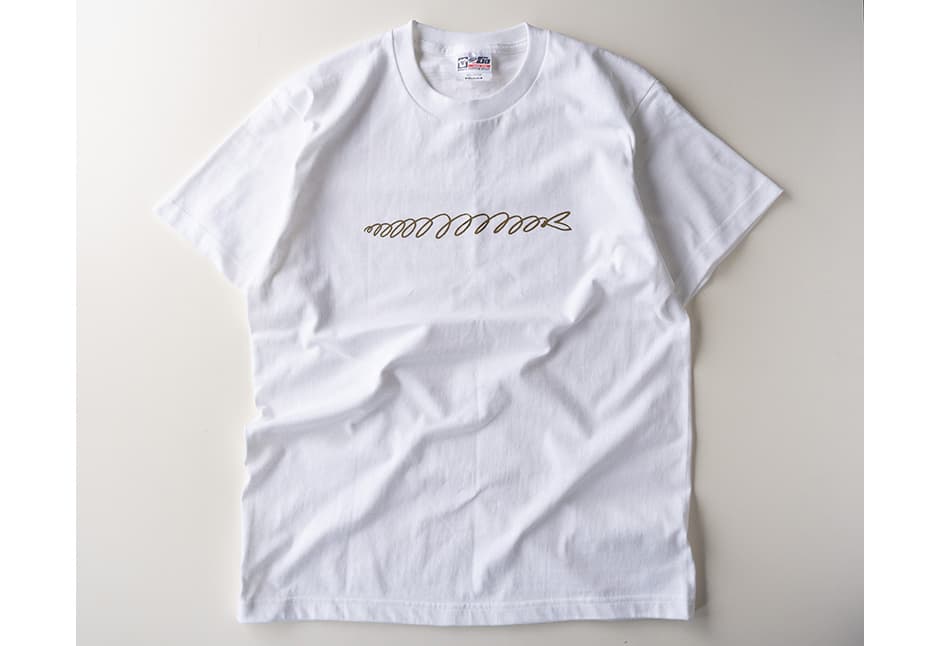 金のさんまTシャツ白