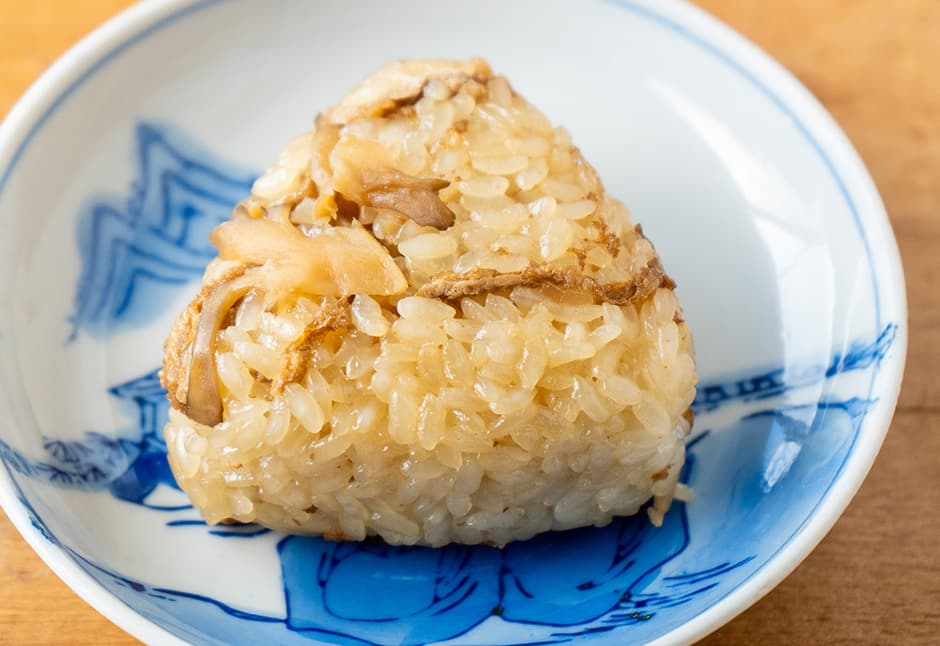 新しくなった　舞茸おこわ