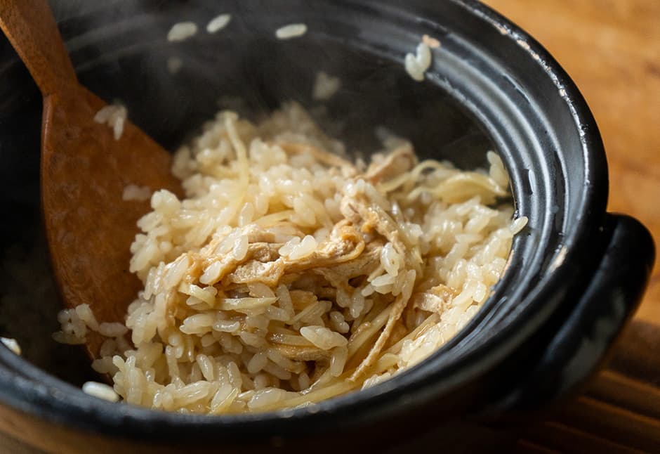 新生姜と油揚げの炊き込みご飯（１合）