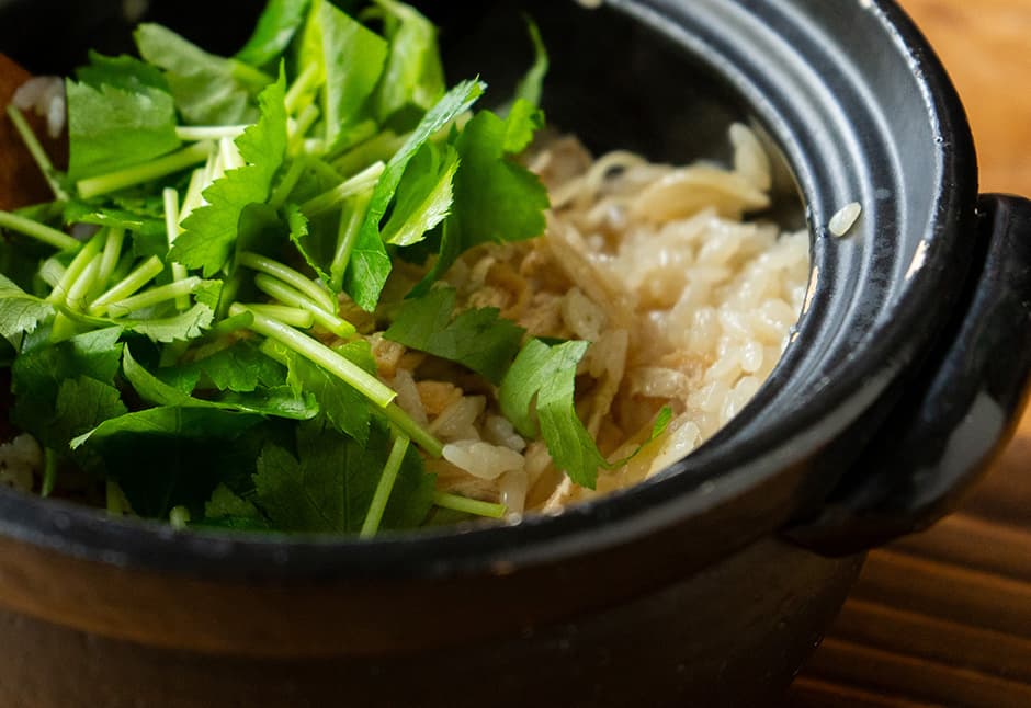 新生姜と油揚げの炊き込みご飯（１合）