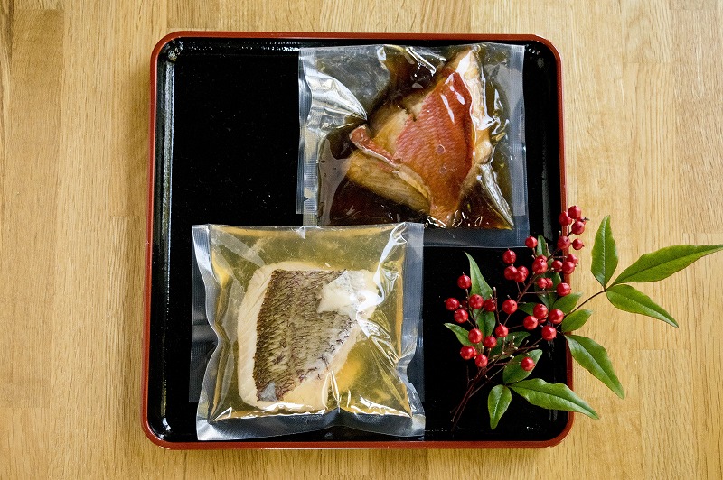 金目鯛か鯛の酒だしか