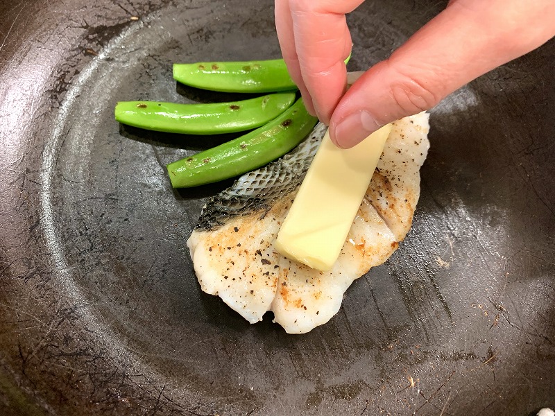 すずきバター焼き