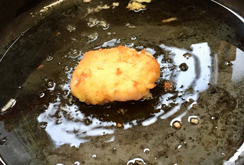 海老カツ揚げ焼き