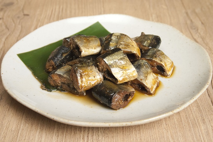 一口金のさんま