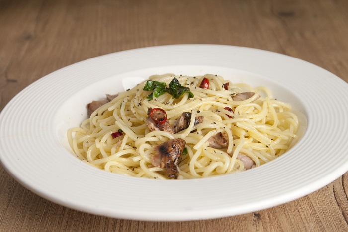 かつお麹パスタ