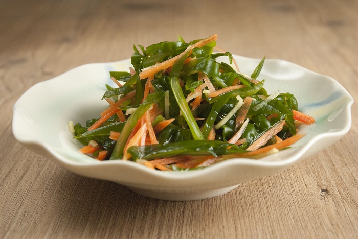 わかめの茎の浅漬け