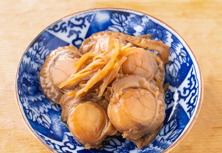 純煮帆立しぐれ煮