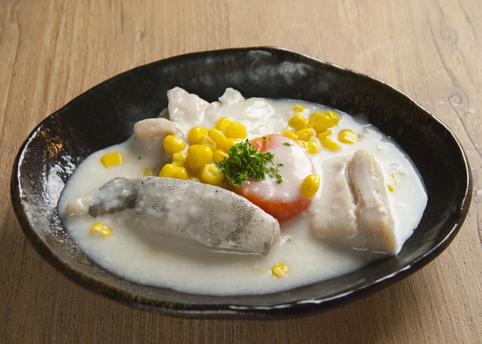 鱈とコーン
